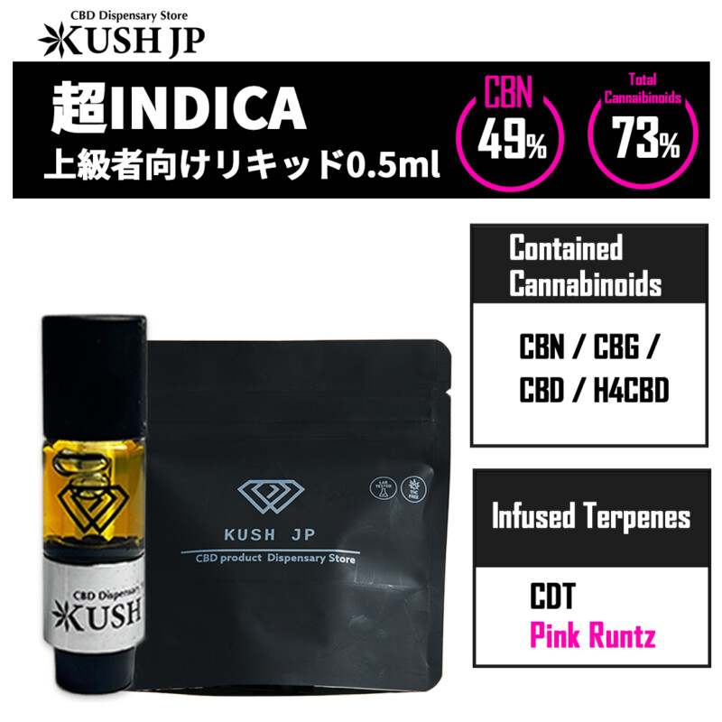 【新基準対応】超INDICA（Pink Runtz：0.5ml）【KUSH JP】
